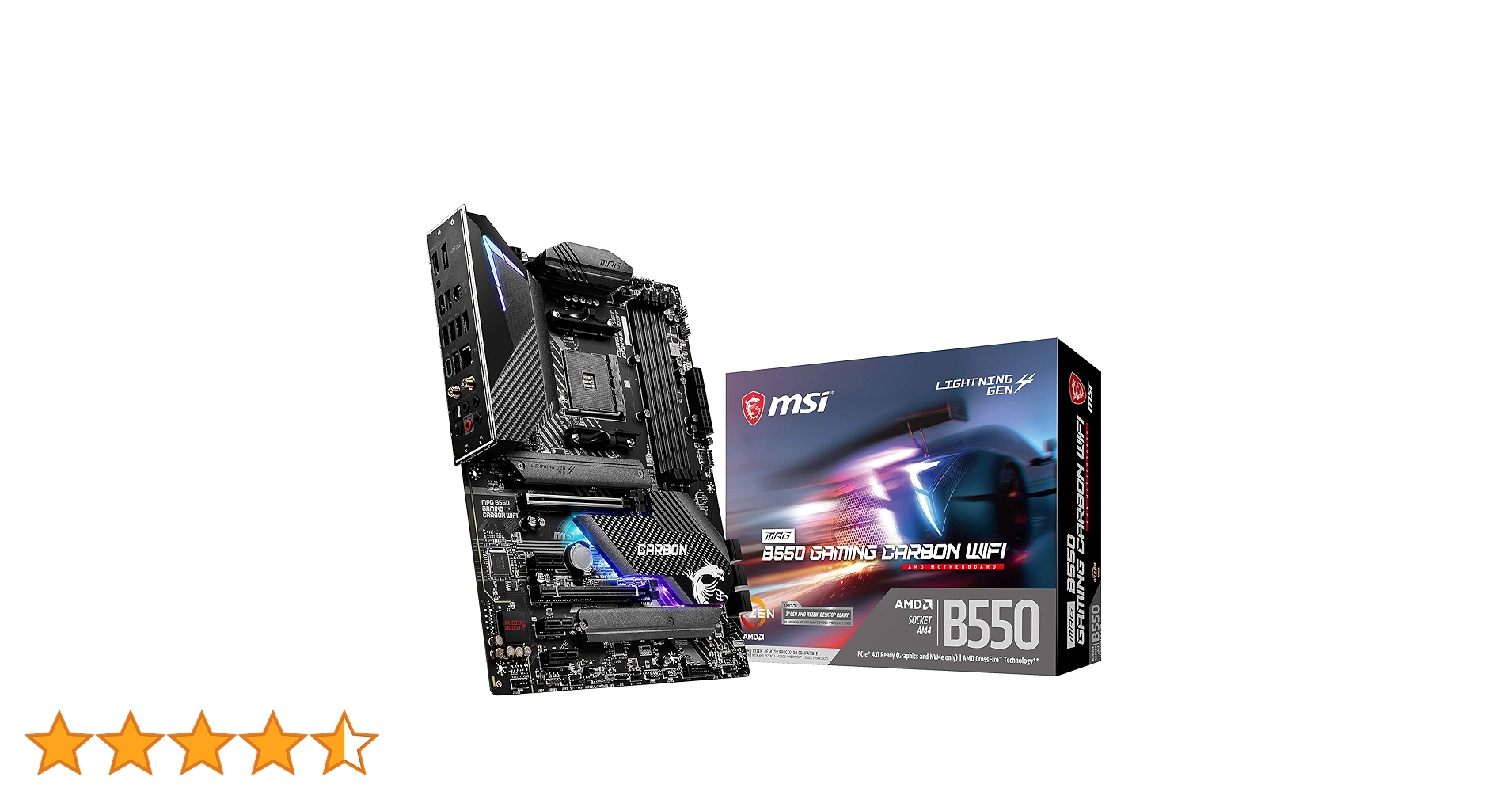 Amazon.co.jp: MSI MPG B550 GAMING CARBON WIFI マザーボード ATX